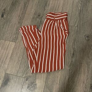 Striped Rust Women’s Pants!